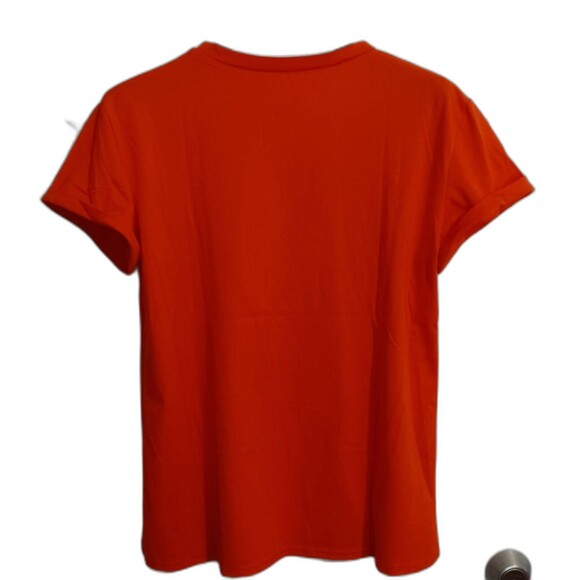 Women's Fall Harvest T- Shirt Medium Orange New - no tags Fall Sweet Fall Shirt - Picture 7 of 7